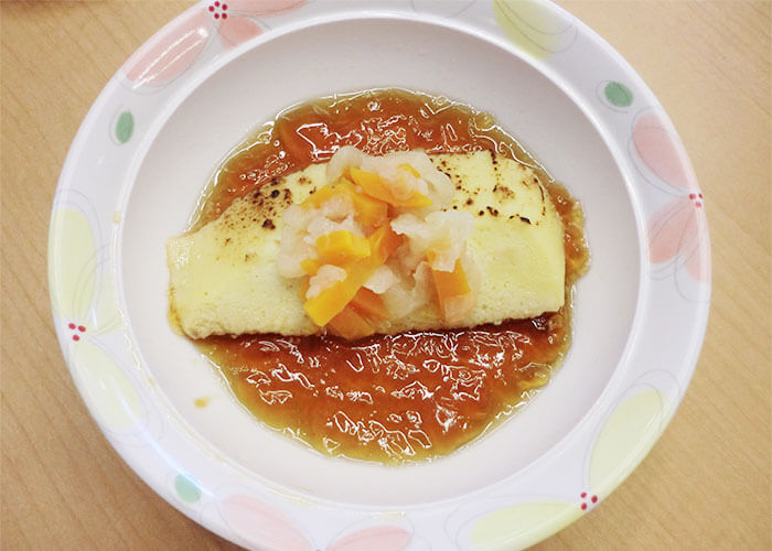 魚の野菜蒸しポン酢かけの画像