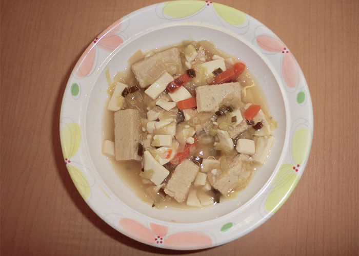 豆腐の韓国風の画像