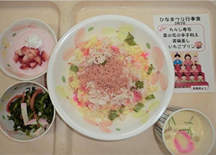 ひなまつりの行事食の画像