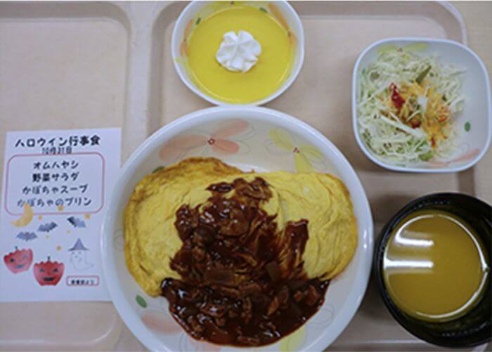 ハロウィンの行事食の画像