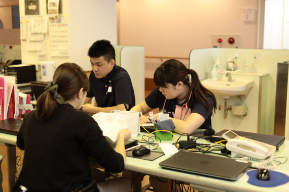 サブリーダーがチームの「かじ取り役」を担っている様子